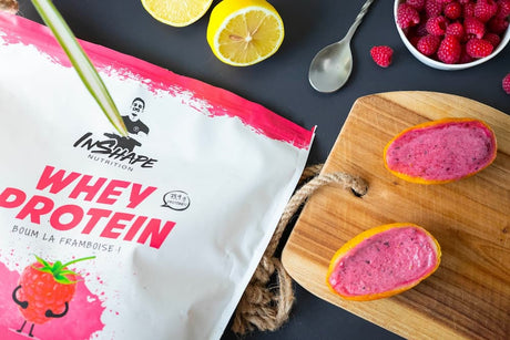 Raspberry protein sorbet with Inshape Nutrition whey
