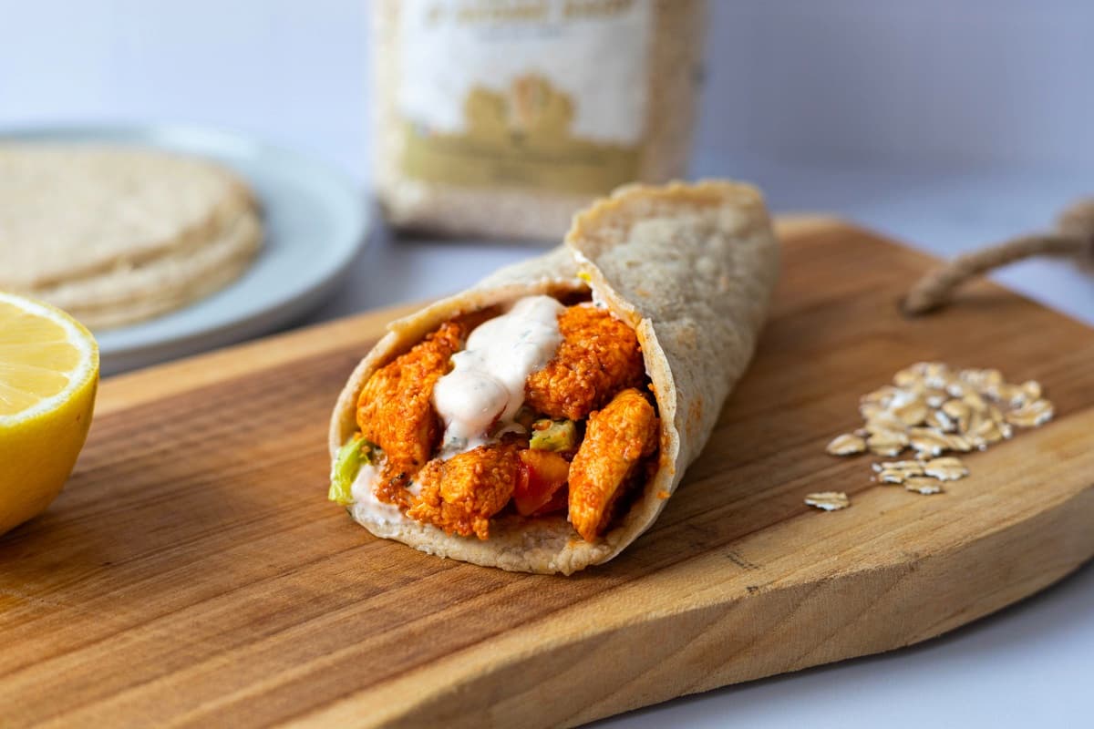 Wrap protéiné au poulet 