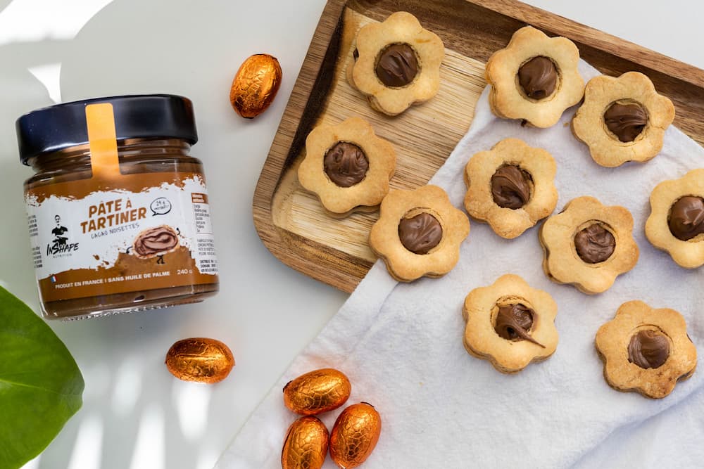 Recette petit sablé à la pâte à tartiner