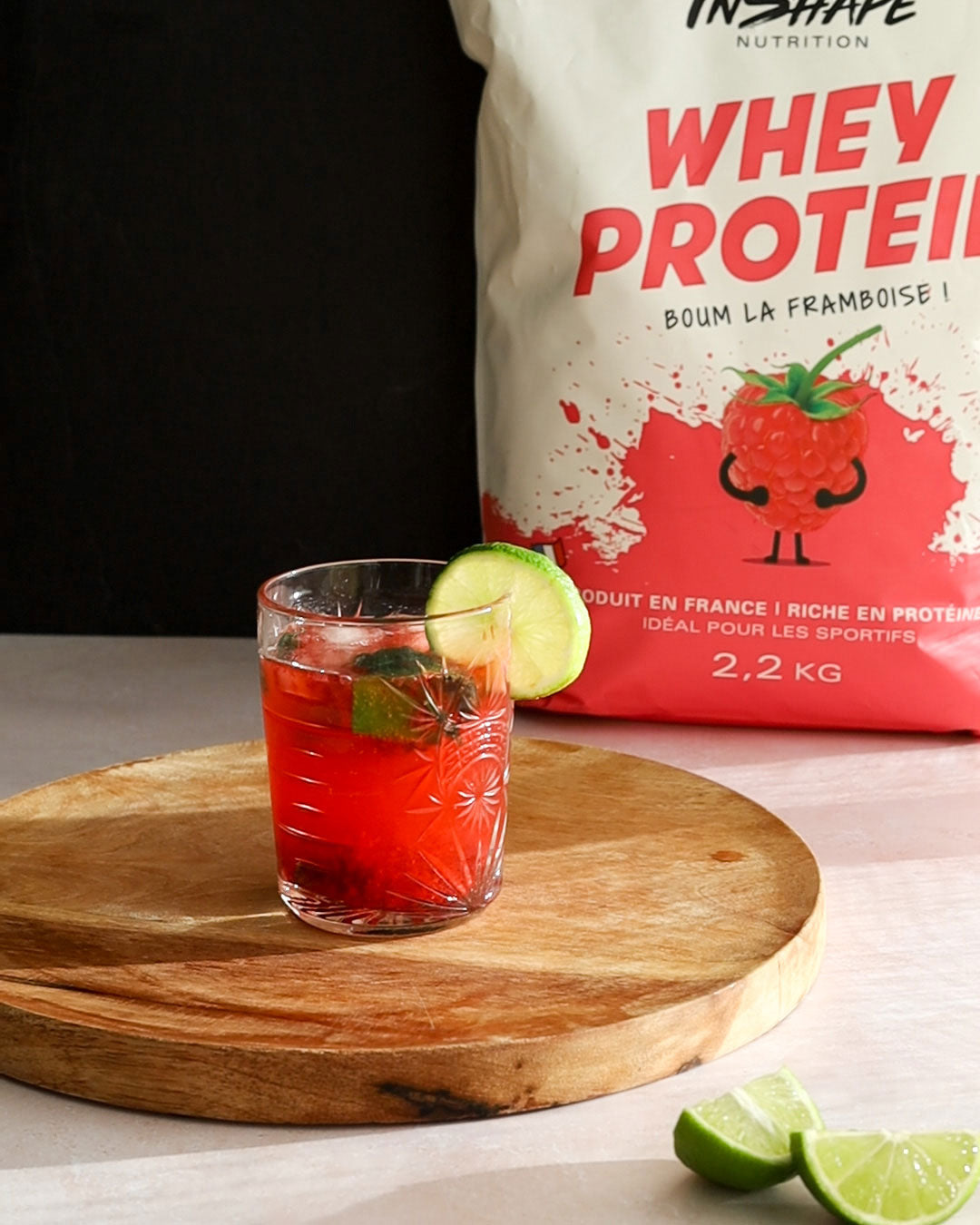Virgin mojito à la whey protéine 