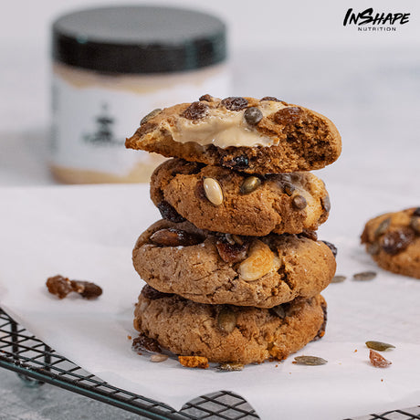 Cookies protéinés au chocolat blanc 