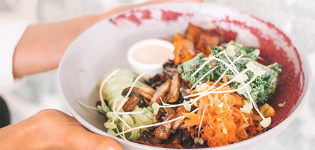 Assiette de légumes pour le sport