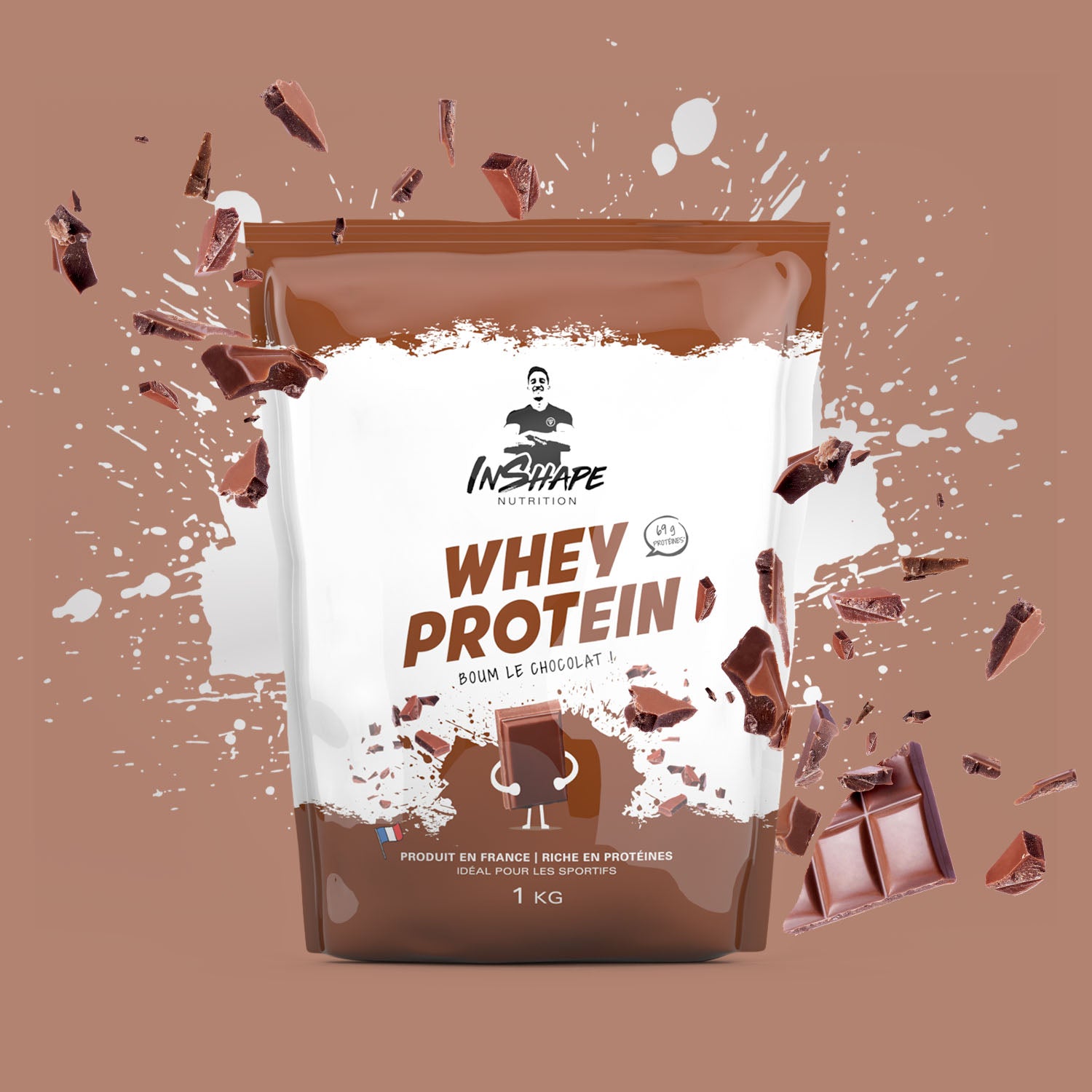 whey protein - chocolat