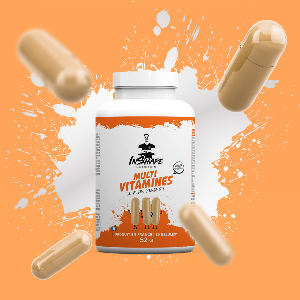 Multivitamins & Minerals - 13 vitamins and 9 minerals - Inshape Nutrition