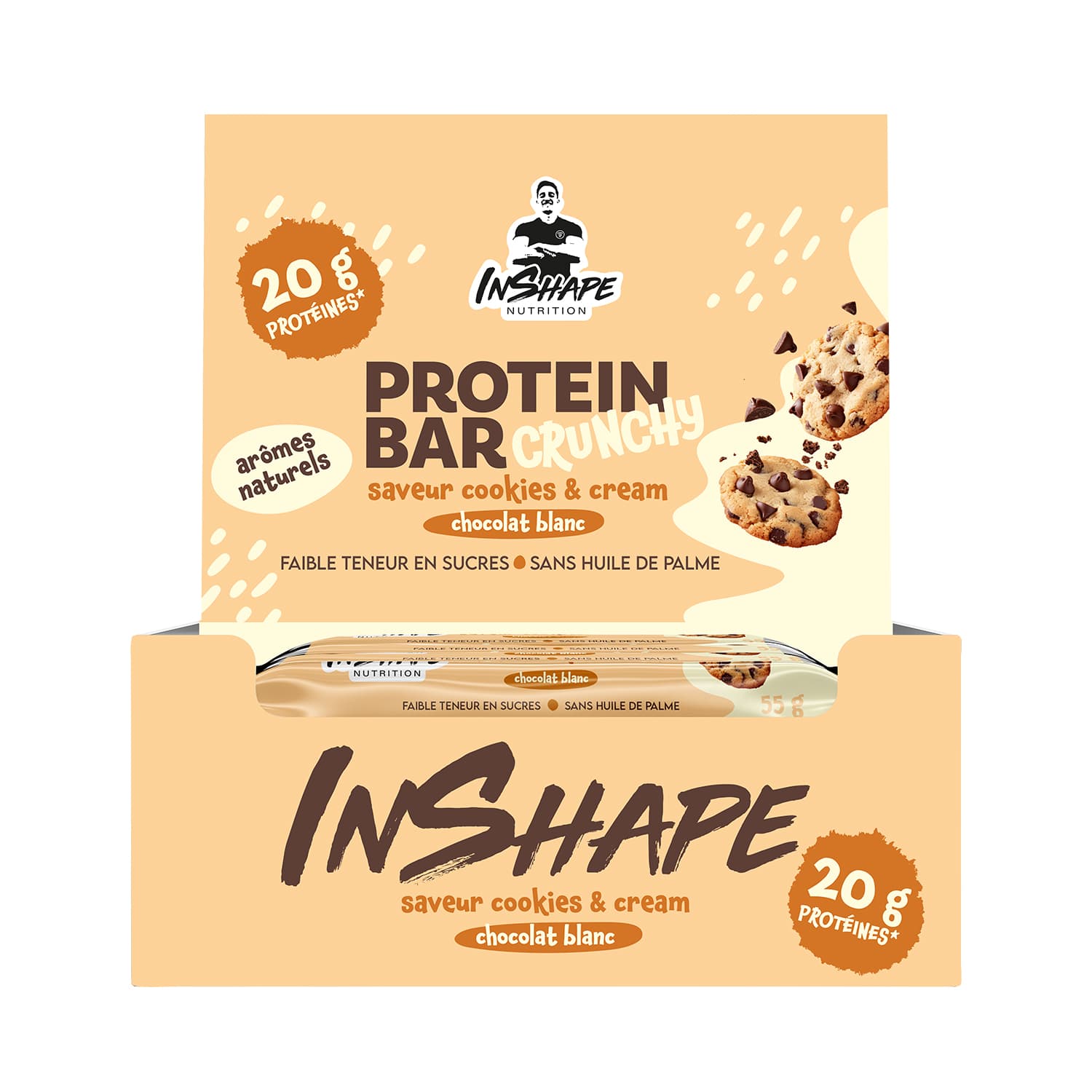 Protein Bar Crunchy 55 g