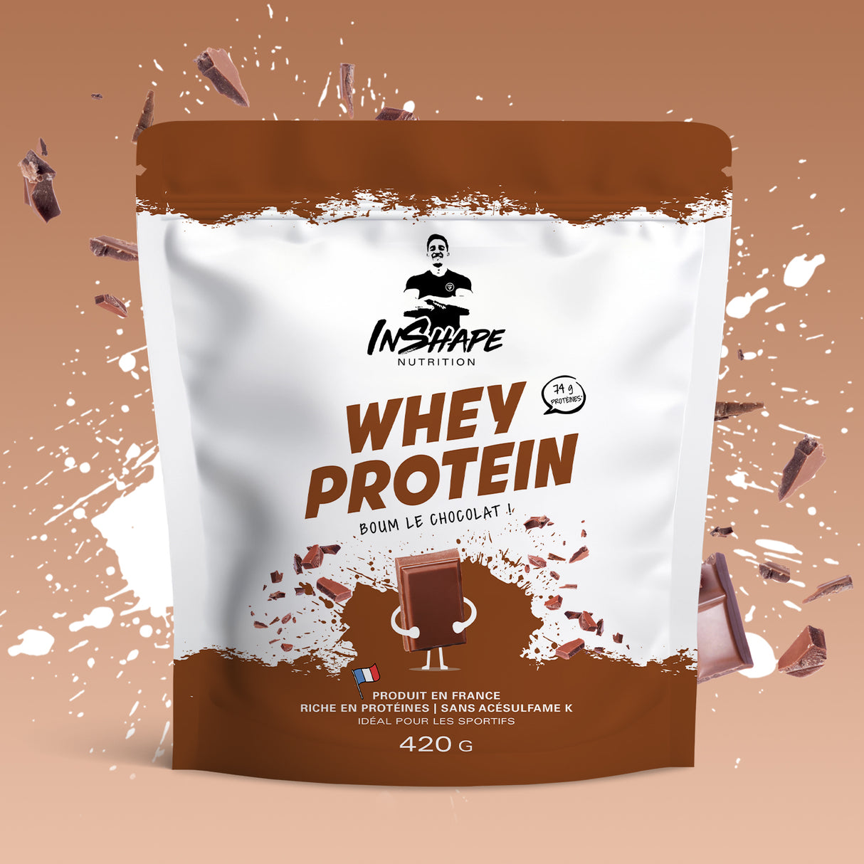 Whey Protein chocolat 420 g