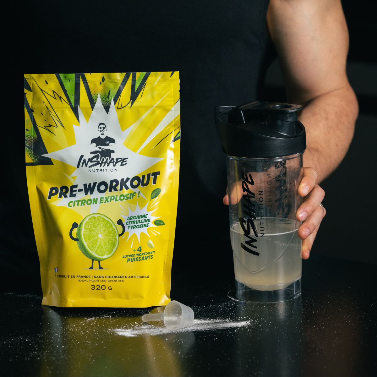Pre-workout citron Inshape Nutrition