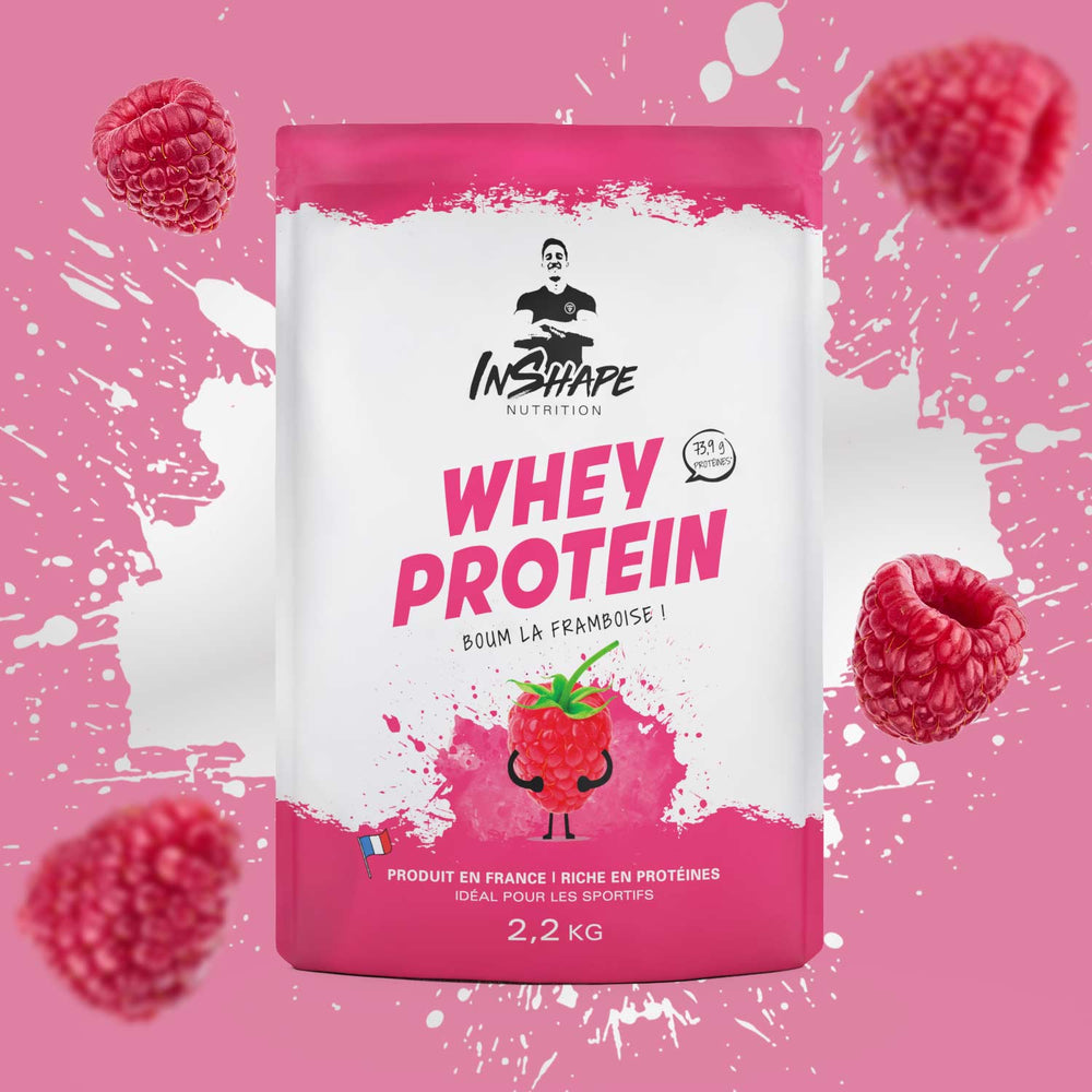 Whey Protein Framboise 2kg  - Inshape Nutrition